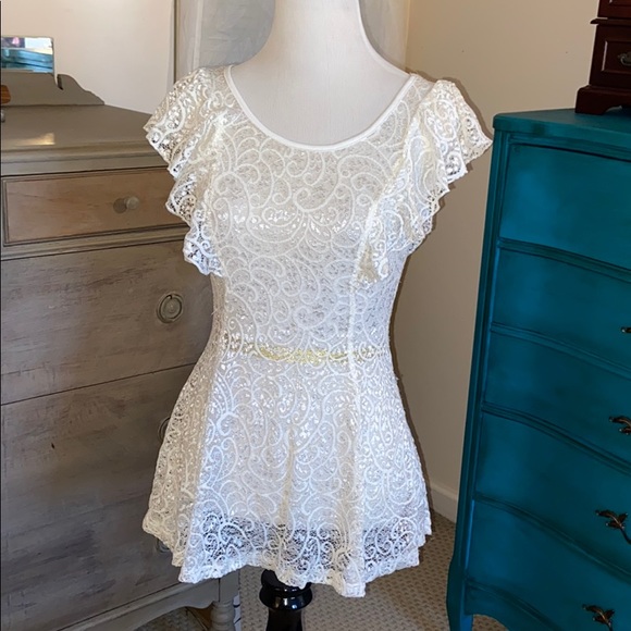 🌺Stretchy Lace Top - Picture 1 of 5